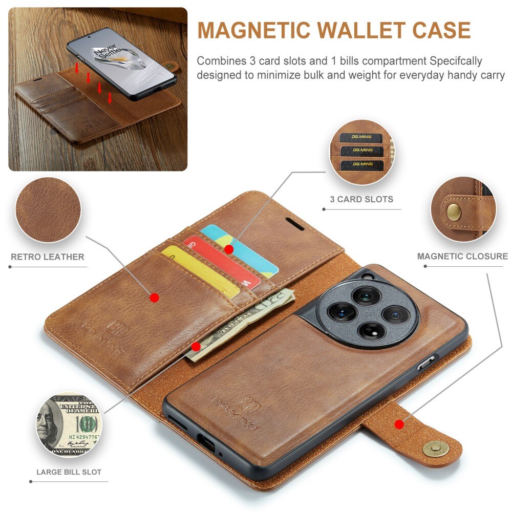 Handytasche Magnetische OnePlus 12 Cognac