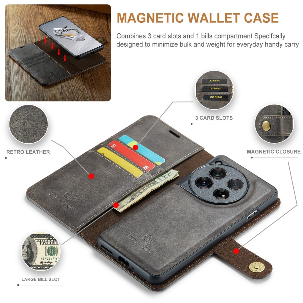 Handytasche Magnetische OnePlus 12 Brown
