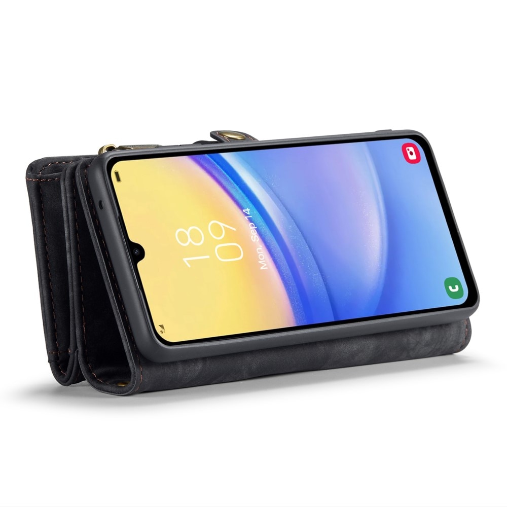 Multi-slot Portemonnaie-Hülle Samsung Galaxy A15 grau