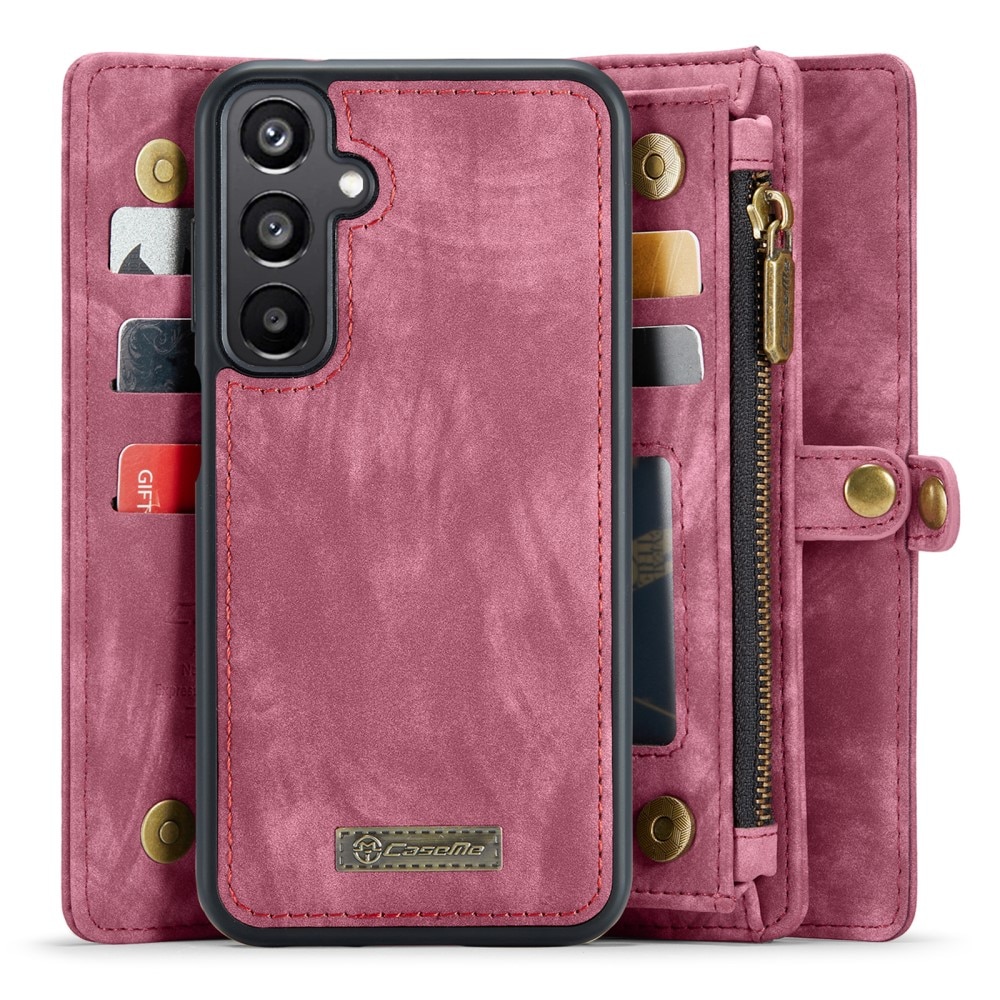 Multi-slot Portemonnaie-Hülle Samsung Galaxy A15 rot