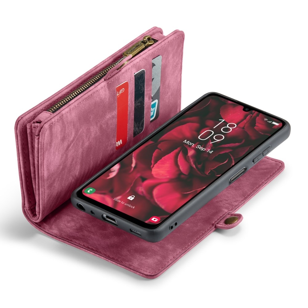 Multi-slot Portemonnaie-Hülle Samsung Galaxy A25 rot