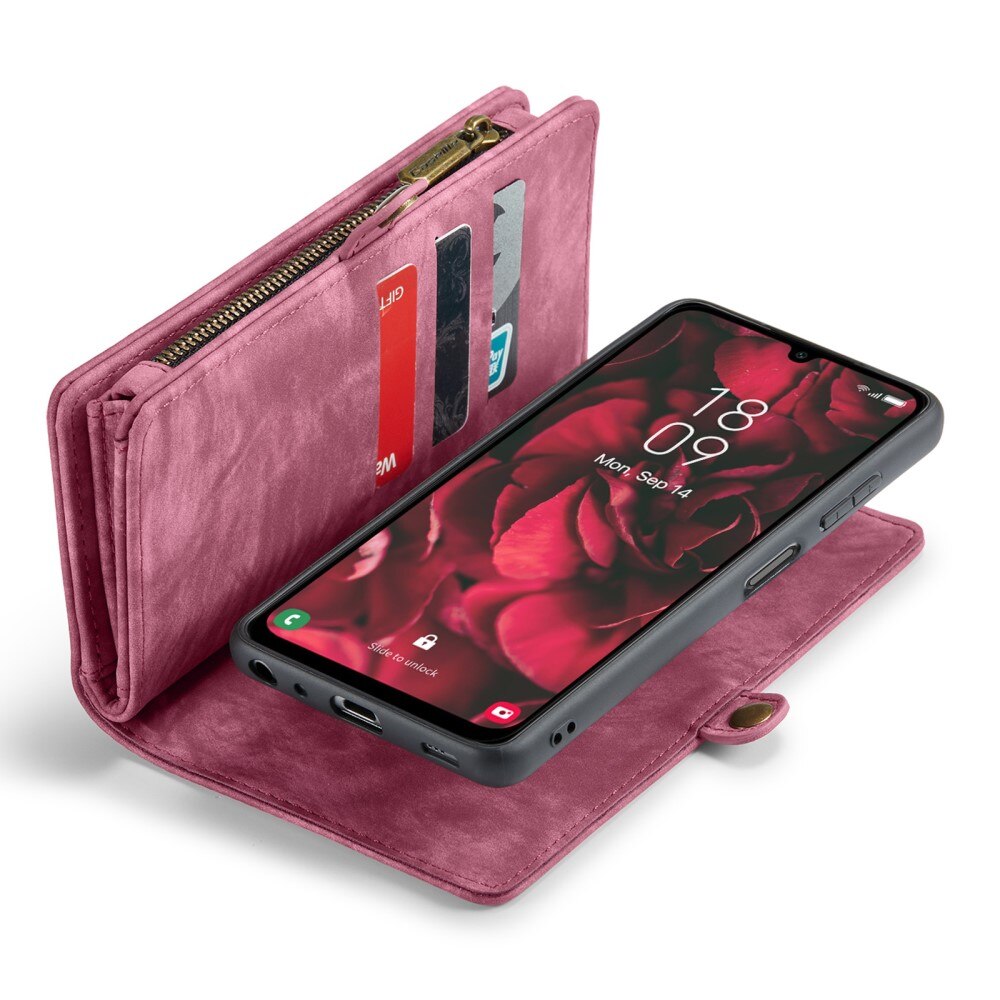 Multi-slot Portemonnaie-Hülle Samsung Galaxy A25 Rot