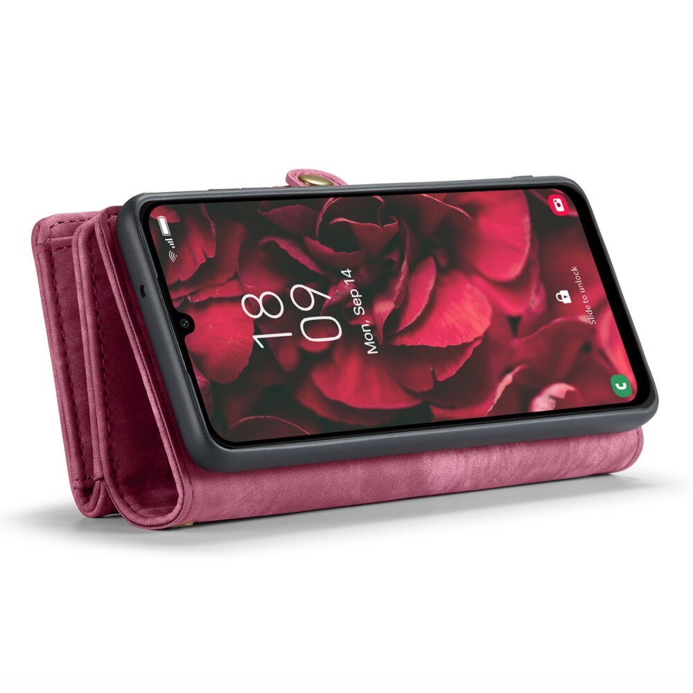 Multi-slot Portemonnaie-Hülle Samsung Galaxy A25 Rot