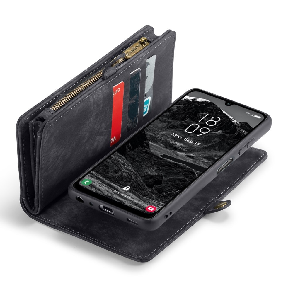 Multi-slot Portemonnaie-Hülle Samsung Galaxy A25 grau