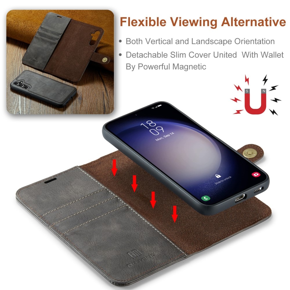 Handytasche Magnetische Samsung Galaxy A55 Brown