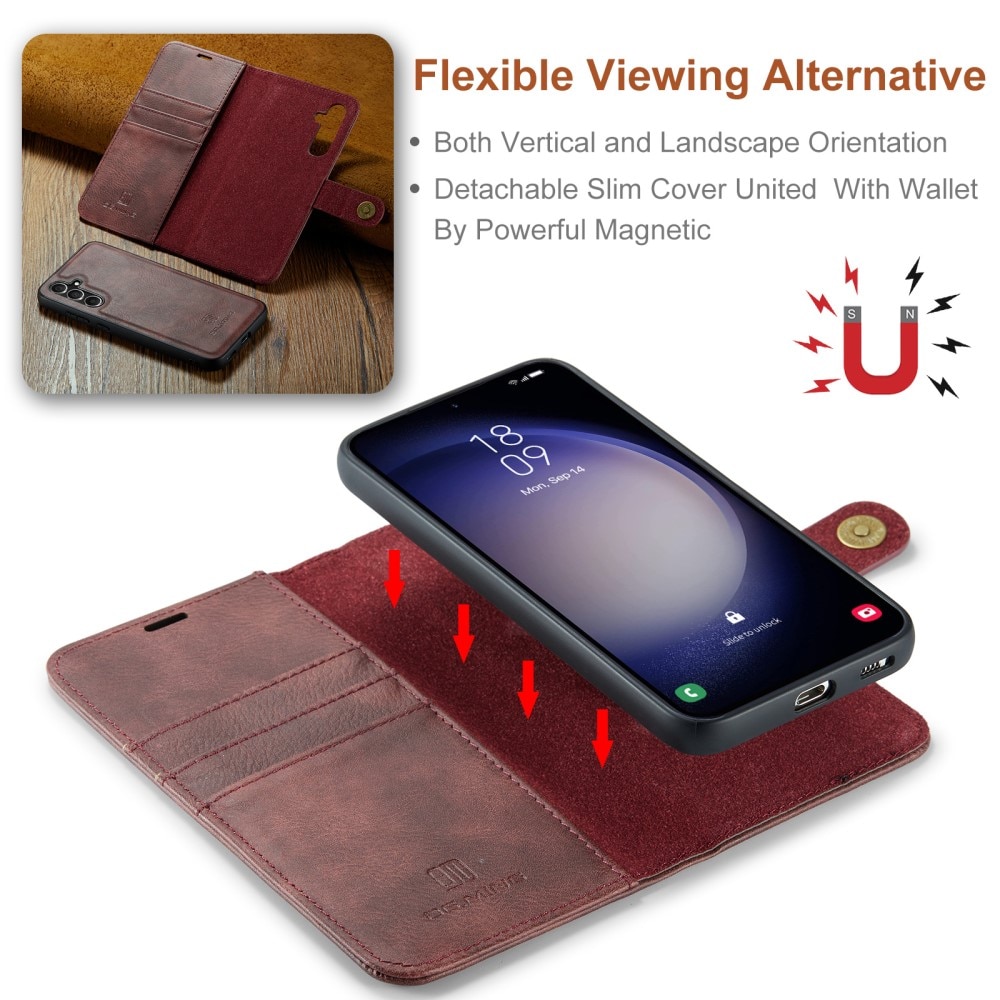 Handytasche Magnetische Samsung Galaxy A35 Red