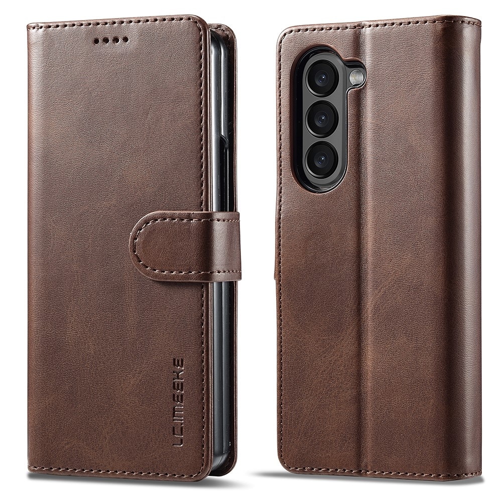 Portemonnaie-Hülle Samsung Galaxy Z Fold 6 braun