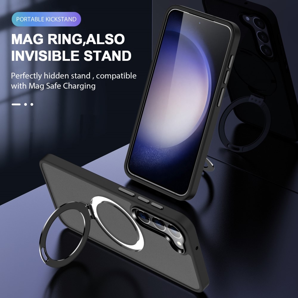 Samsung Galaxy S24 Plus Hybrid-Hülle MagSafe Ring schwarz