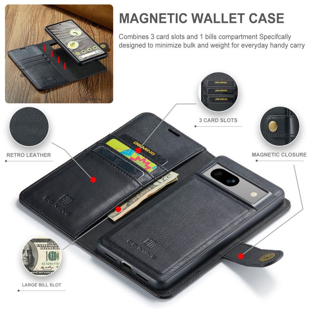 Handytasche Magnetische Google Pixel 8a Black