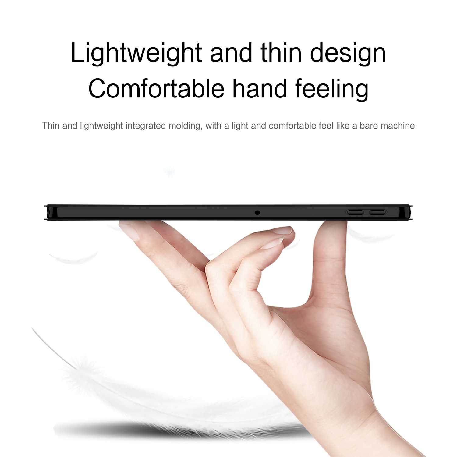  Lenovo Tab 10.1 (2025) Tri-Fold Case Schutzhülle Schwarz