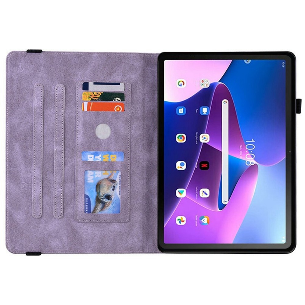  Lenovo Tab Handytasche Schmetterling Lila