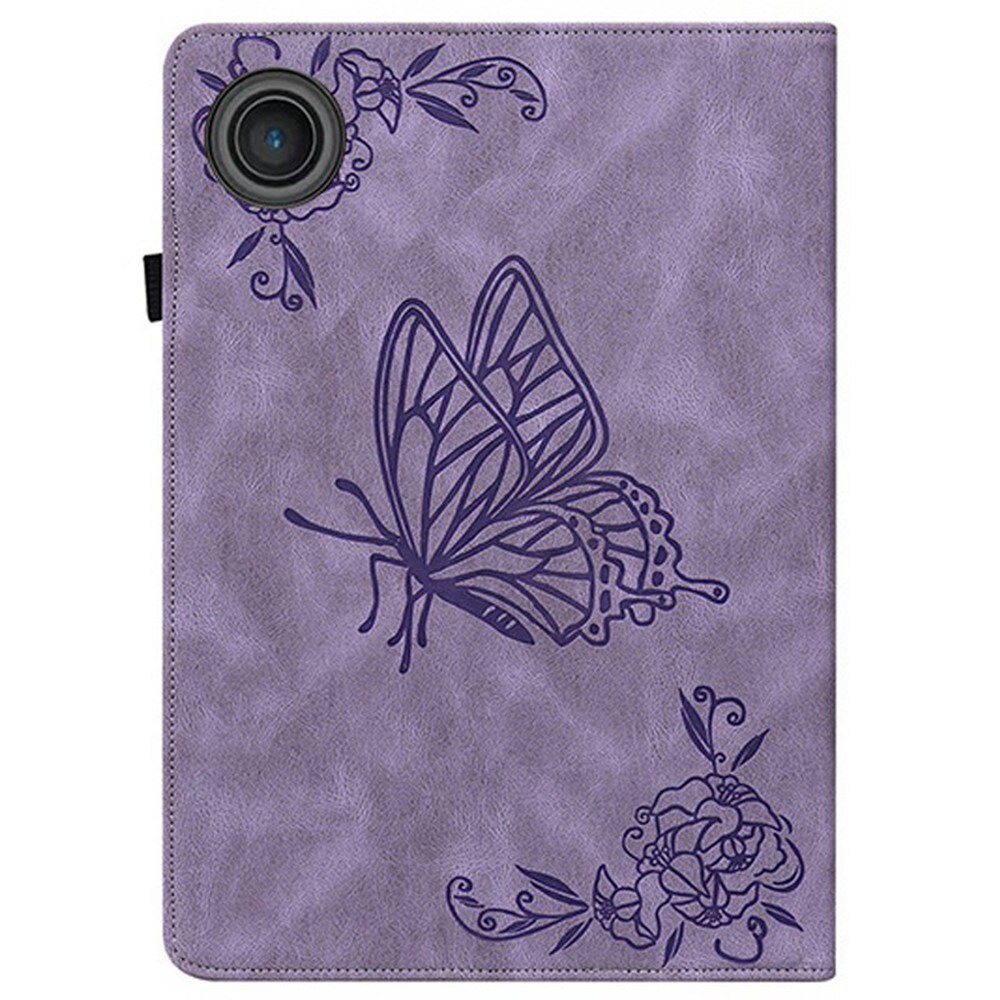  Lenovo Tab Handytasche Schmetterling Lila