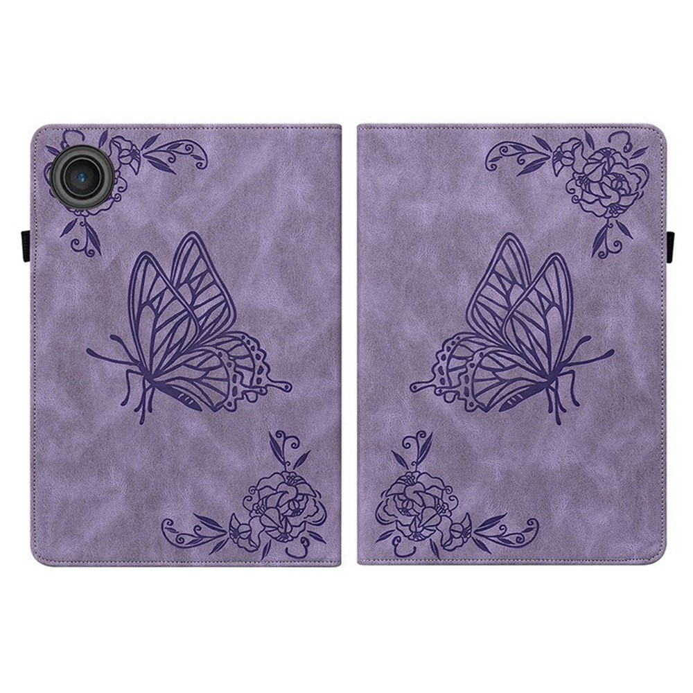  Lenovo Tab Handytasche Schmetterling Lila