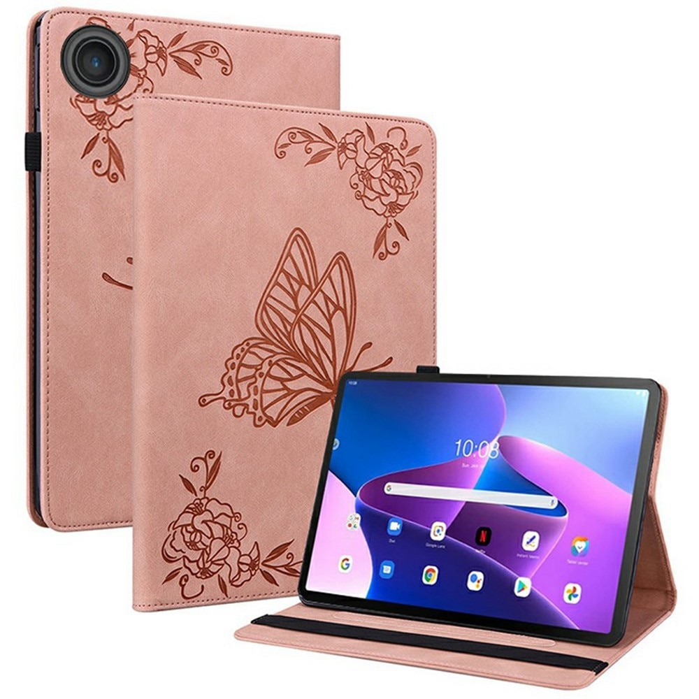  Lenovo Tab Handytasche Schmetterling Rosa