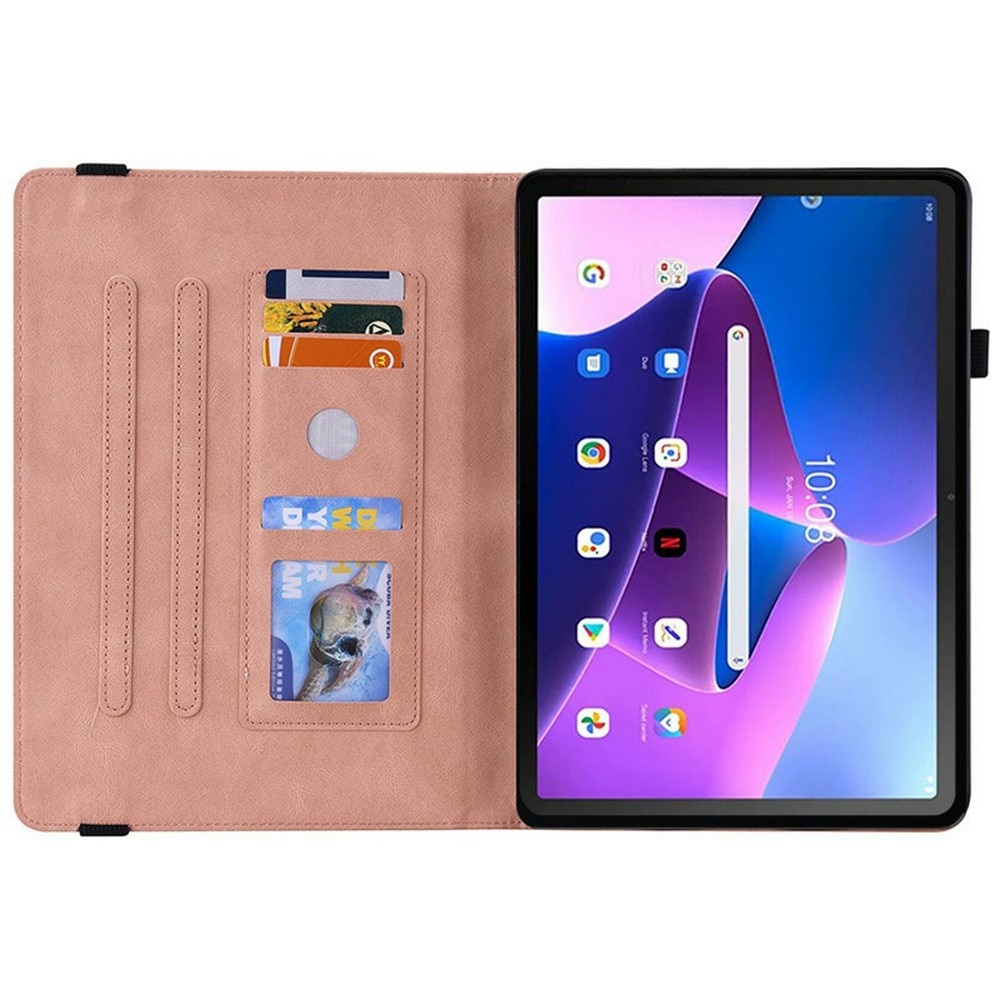  Lenovo Tab Handytasche Schmetterling Rosa