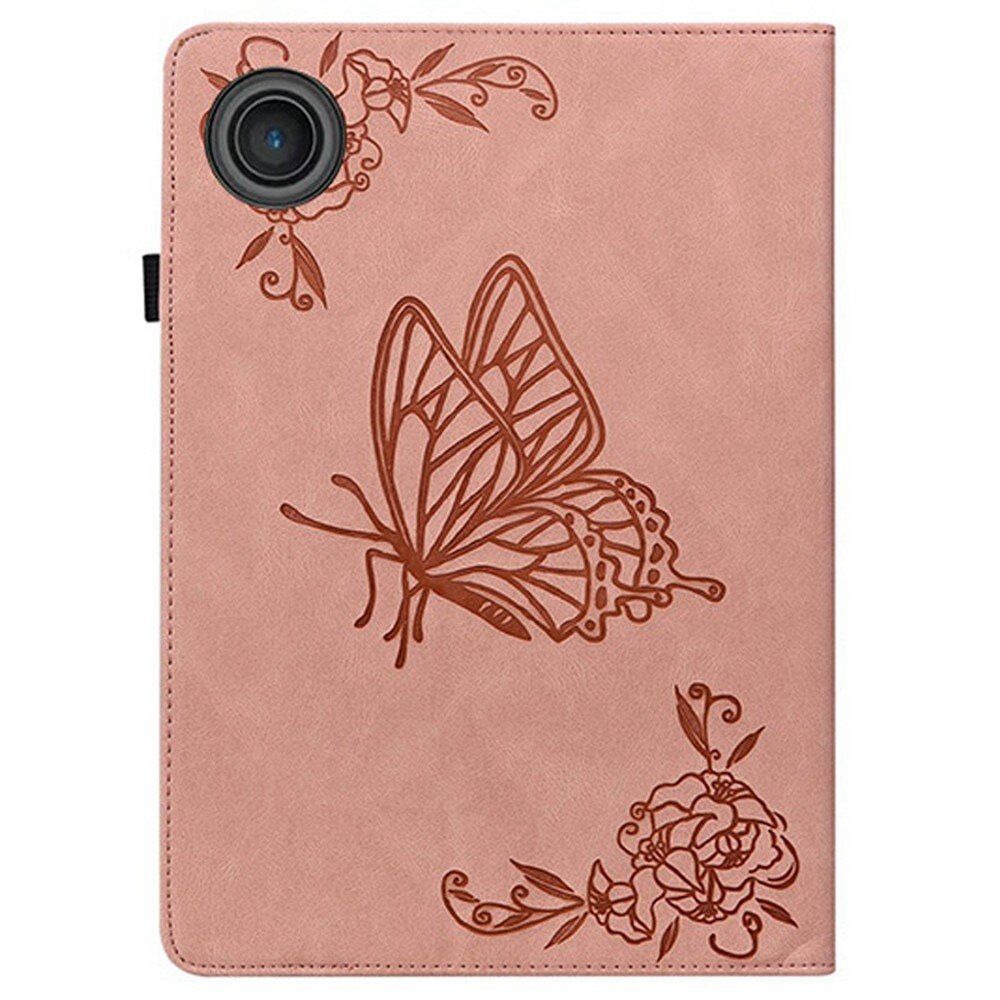  Lenovo Tab Handytasche Schmetterling Rosa