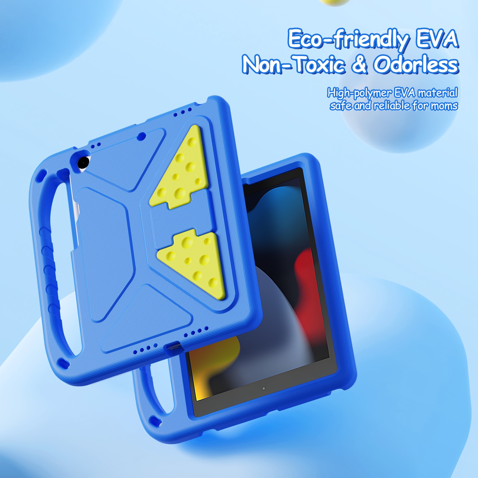 Puff Series EVA Schutzhülle Apple iPad 10.2 8th Gen (2020) Blau