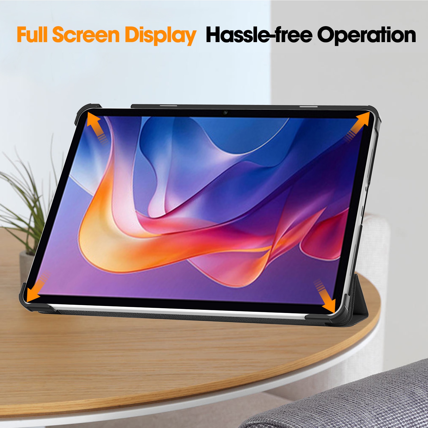 Xiaomi Redmi Pad 2 Tri-Fold Case Schutzhülle Schwarz