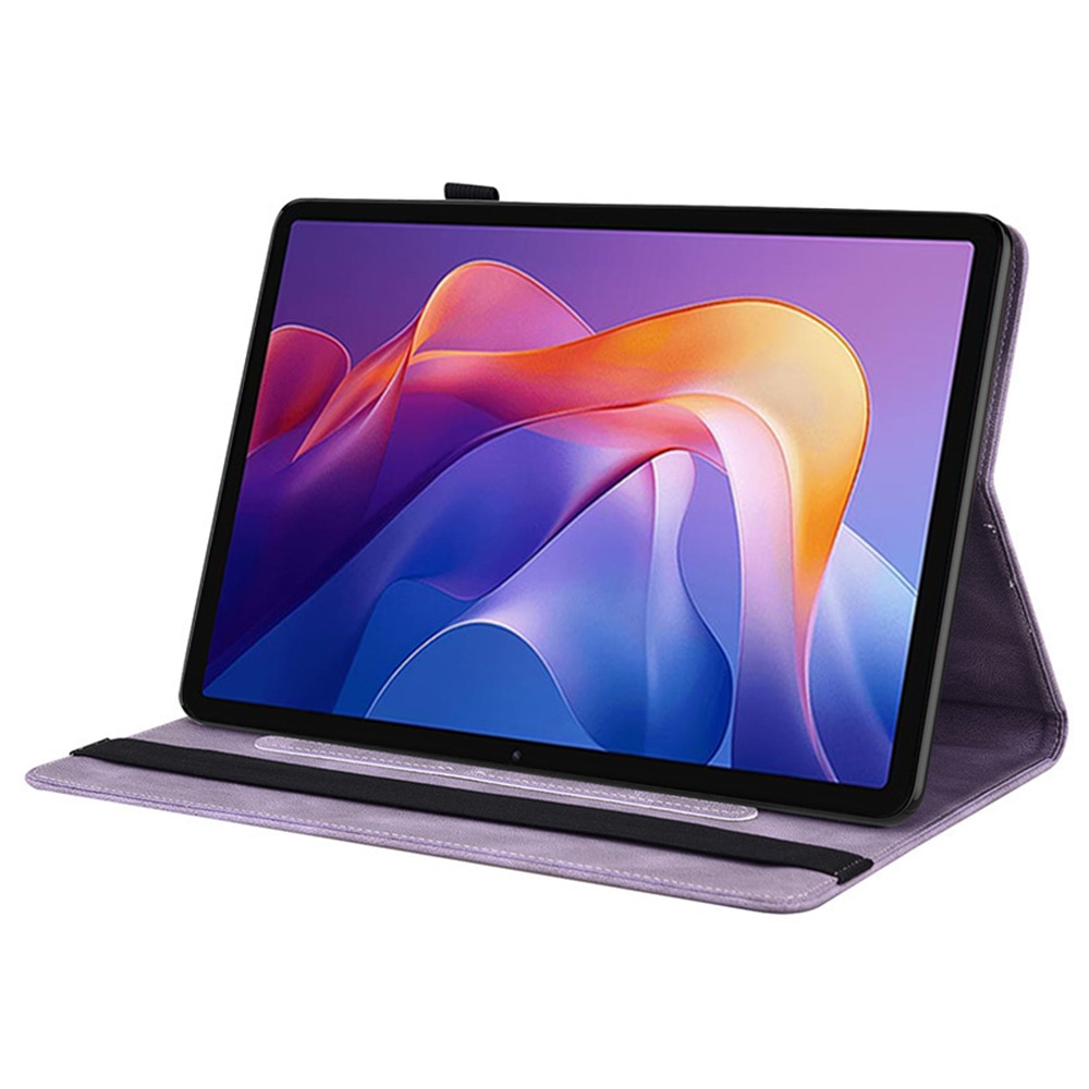 Xiaomi Redmi Pad 2 Handytasche Schmetterling Lila