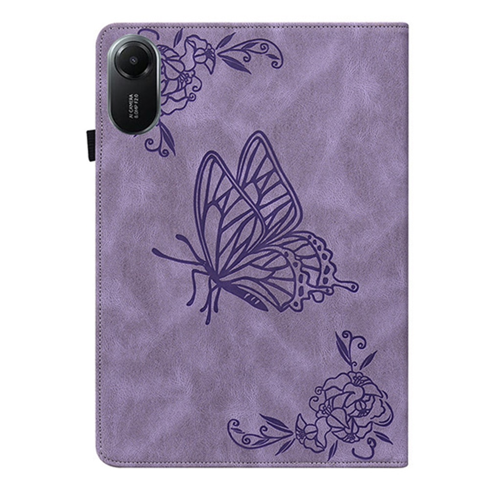 Xiaomi Redmi Pad 2 Handytasche Schmetterling Lila