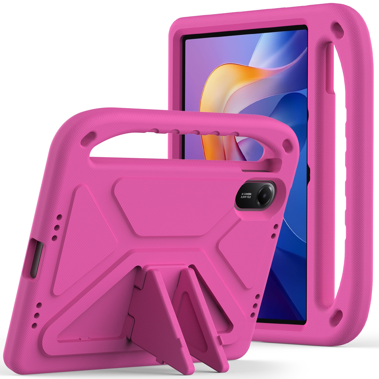 EVA-Hülle für Xiaomi Redmi Pad 2 mit Haltegriff Rosa