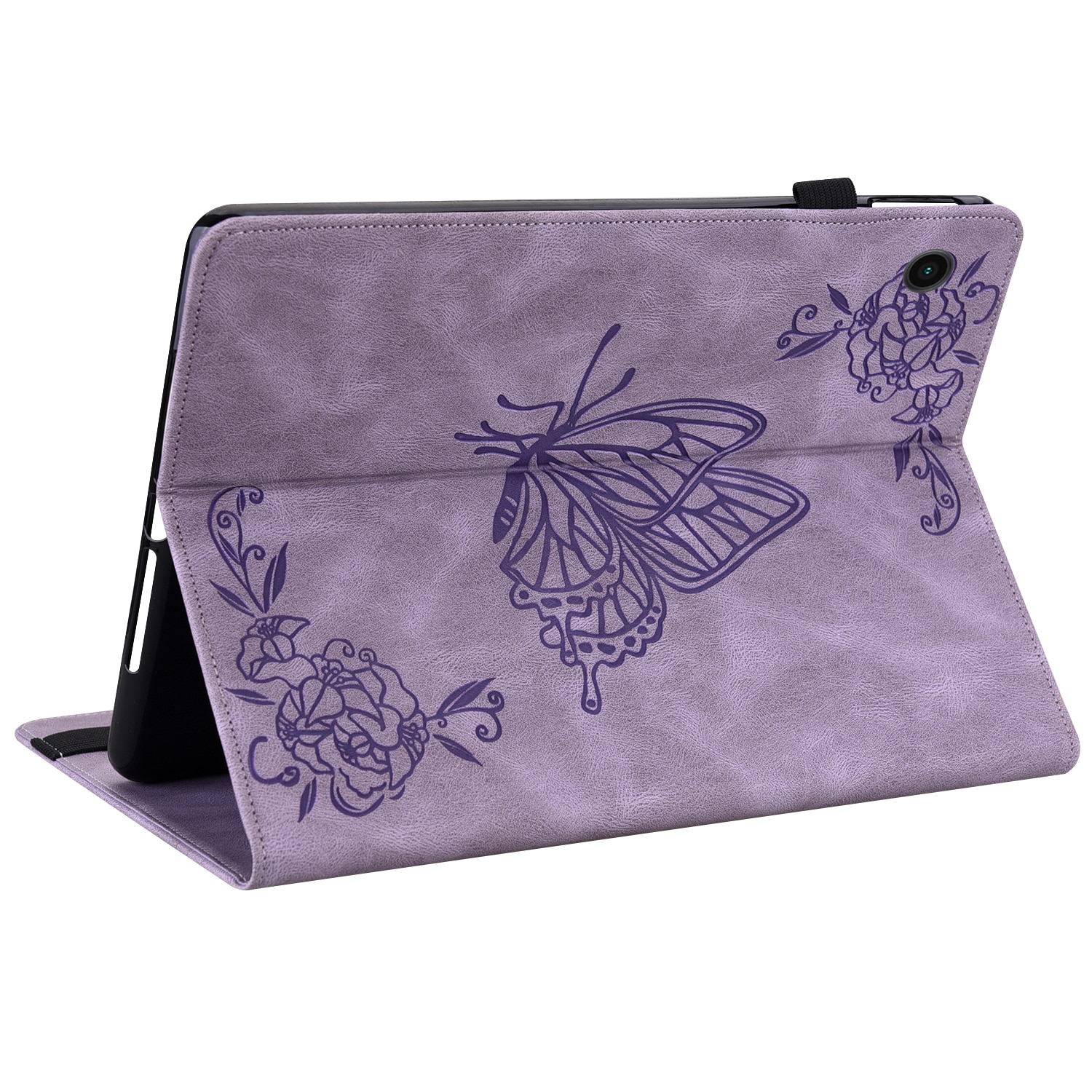 Samsung Galaxy Tab A11 Handytasche Schmetterling Lila
