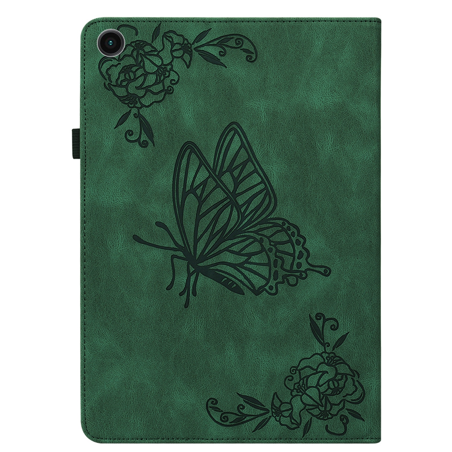 Samsung Galaxy Tab A11 Plus Handytasche Schmetterling Grün