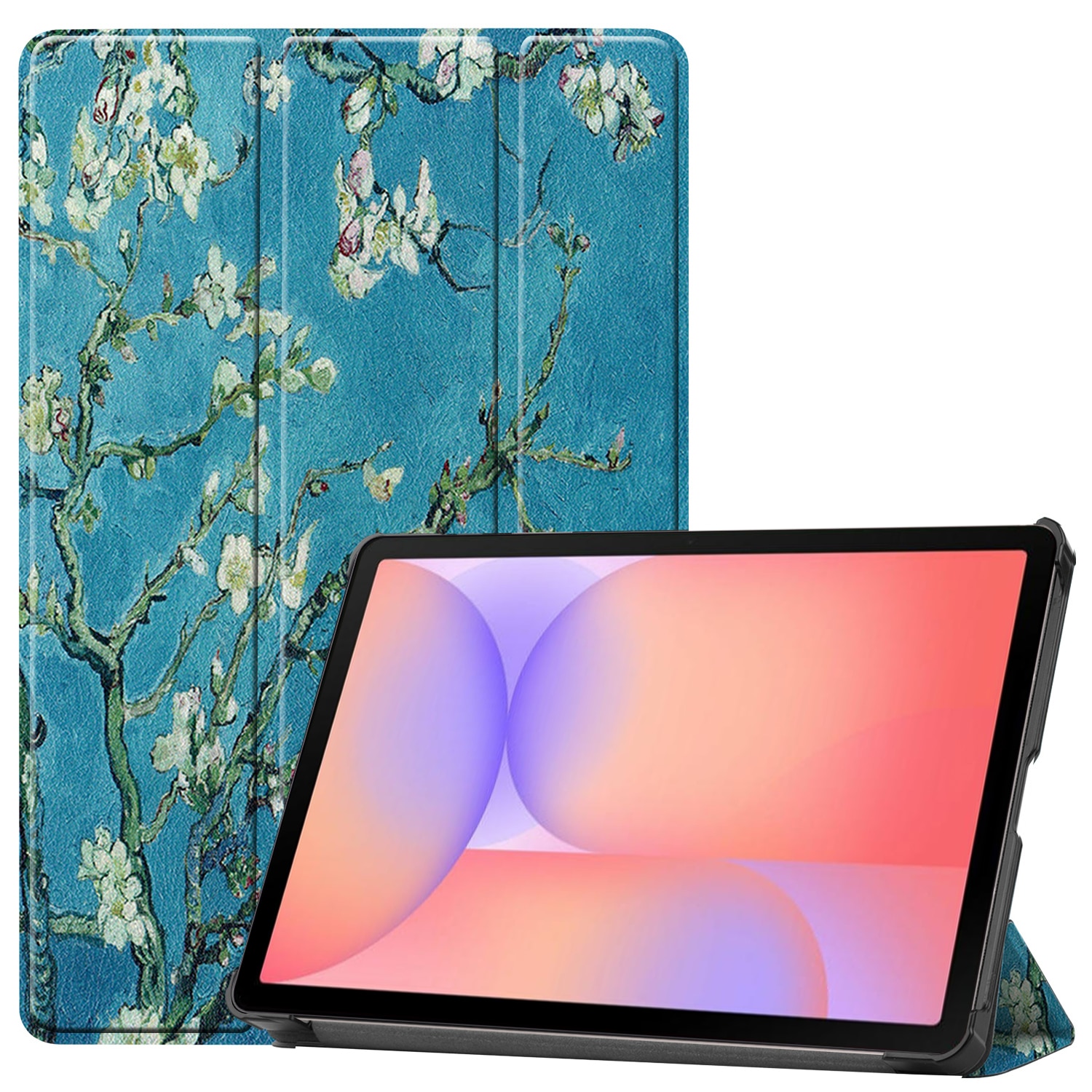 Samsung Galaxy S10 Lite Tri-Fold Case Schutzhülle Kirschblüten