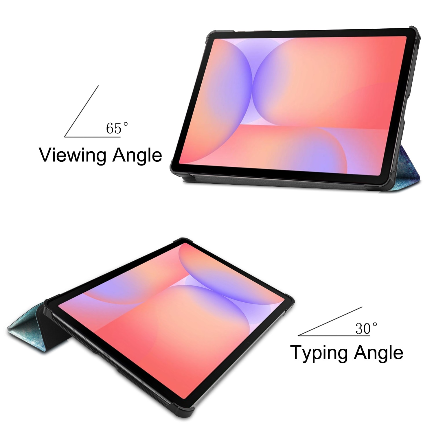 Samsung Galaxy Tab S10 Lite Tri-Fold Case Schutzhülle Space