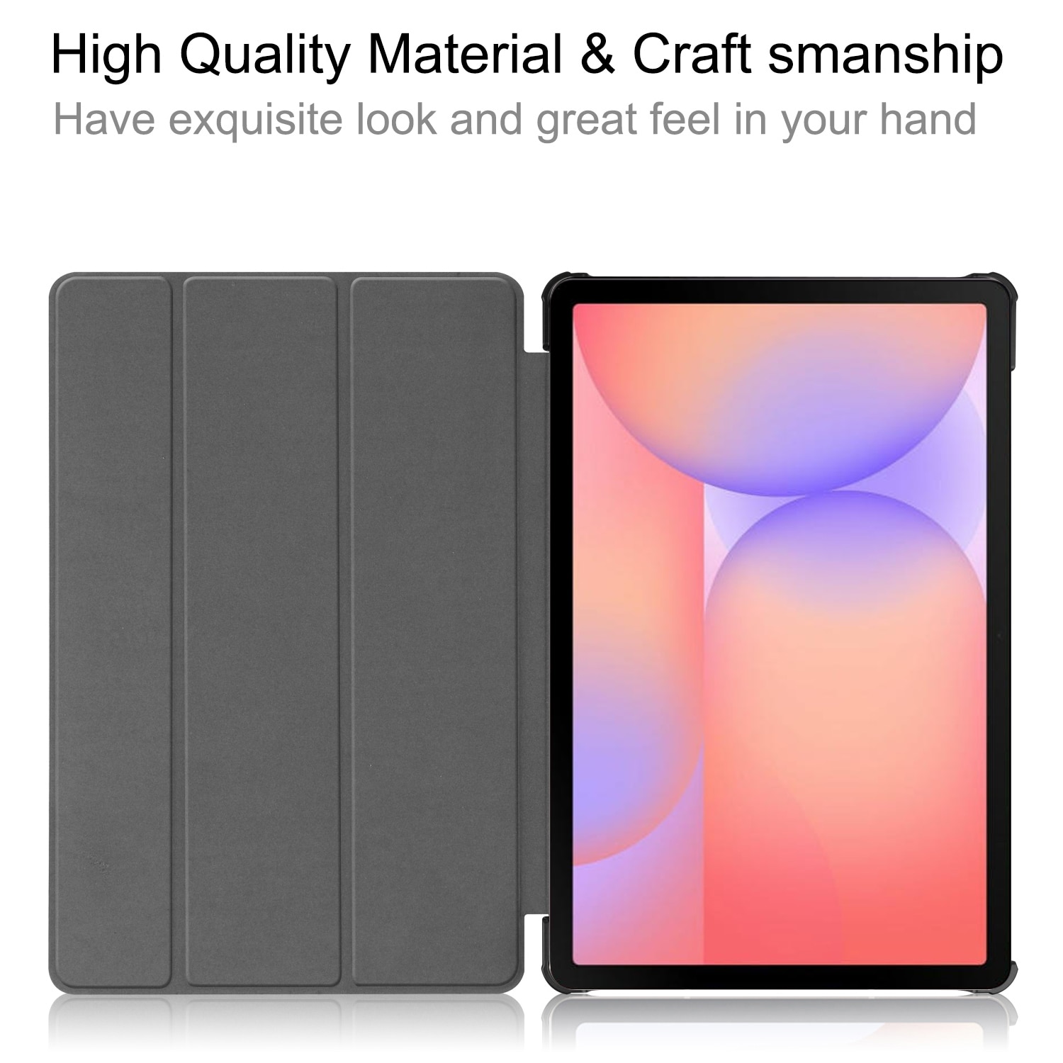 Samsung Galaxy Tab S10 Lite Tri-Fold Case Schutzhülle Schwarz