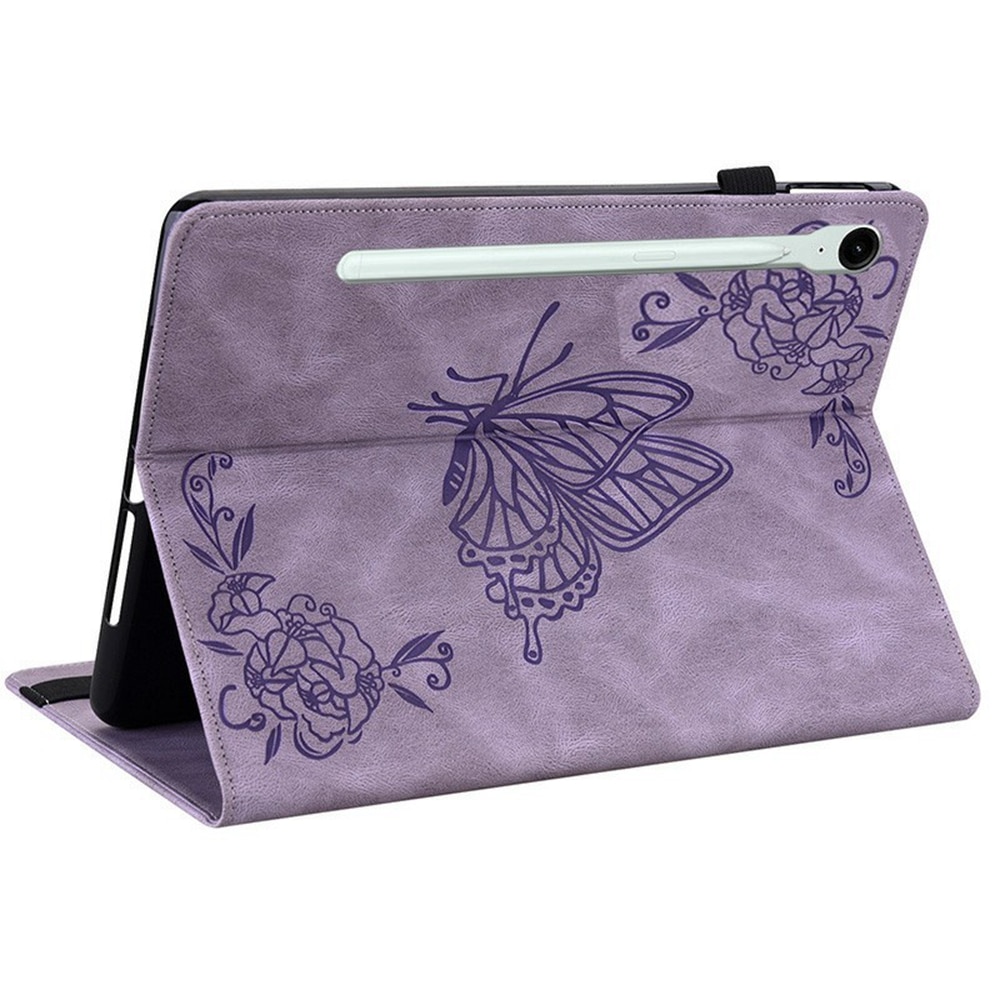 Samsung Galaxy Tab S11 Handytasche Schmetterling Lila