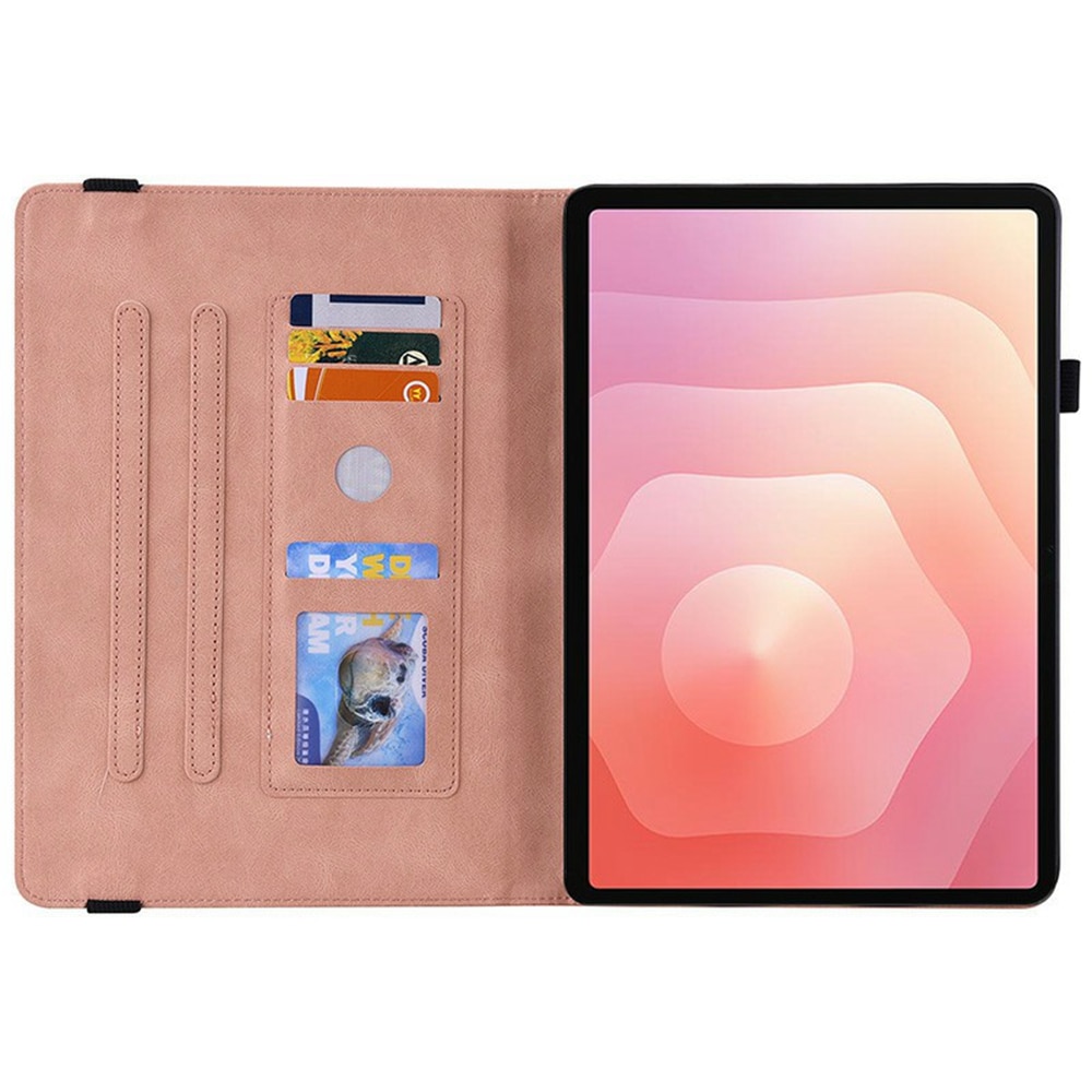 Samsung Galaxy Tab S11 Handytasche Schmetterling Rosa