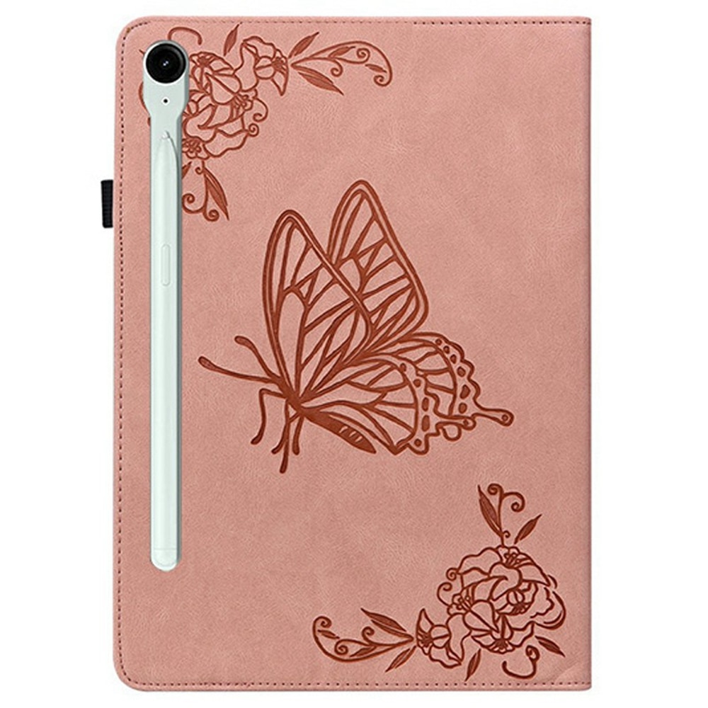 Samsung Galaxy Tab S11 Handytasche Schmetterling Rosa
