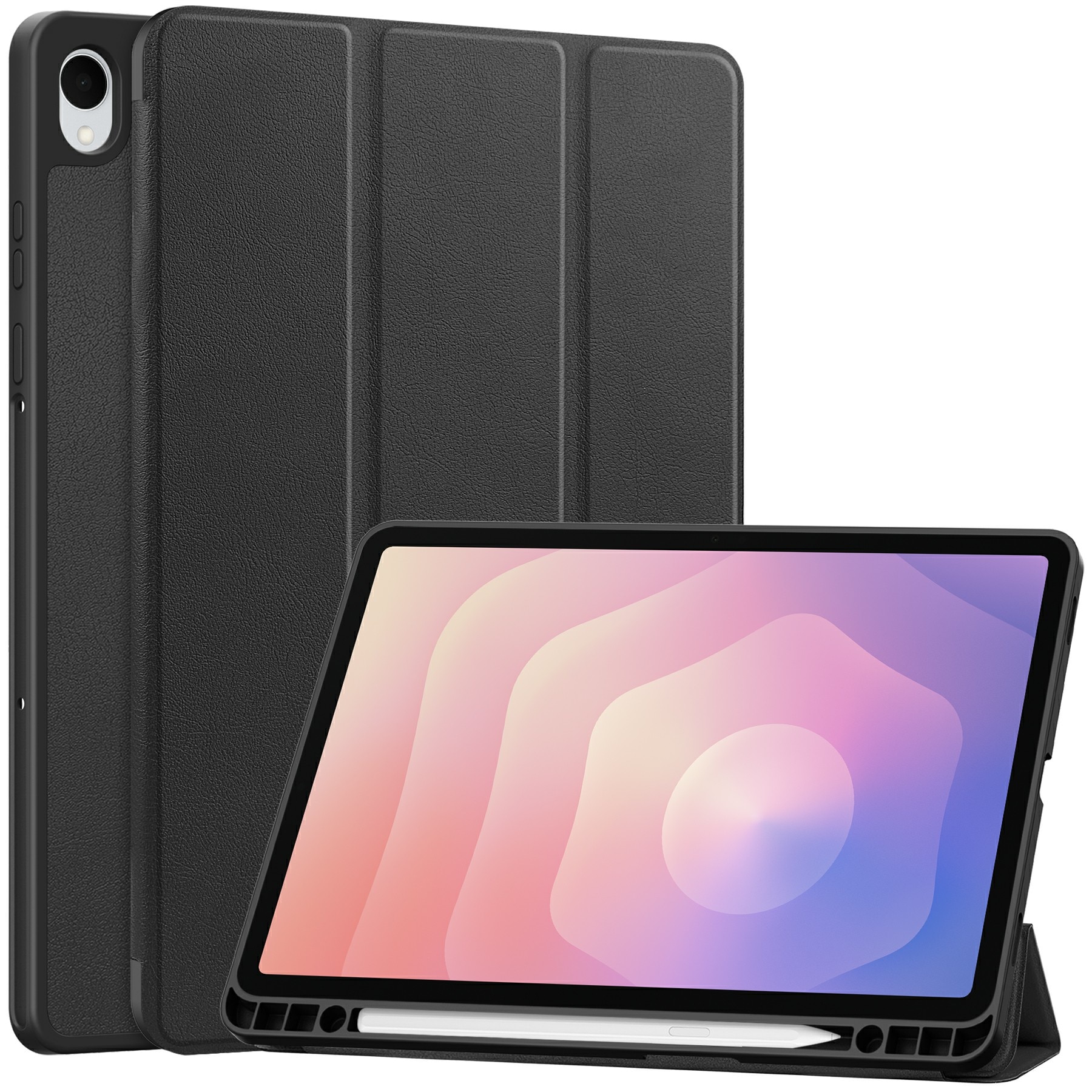 Samsung Galaxy Tab S11 Tri-Fold Case Schutzhülle mit Touchpen-Halter Schwarz