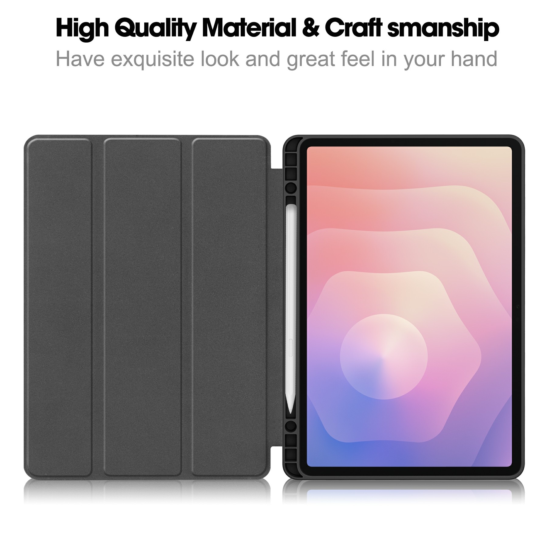 Samsung Galaxy Tab S11 Tri-Fold Case Schutzhülle mit Touchpen-Halter Schwarz