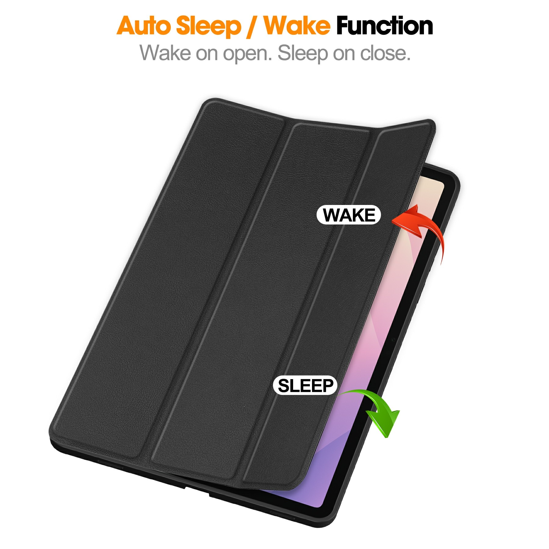 Samsung Galaxy Tab S11 Tri-Fold Case Schutzhülle mit Touchpen-Halter Schwarz
