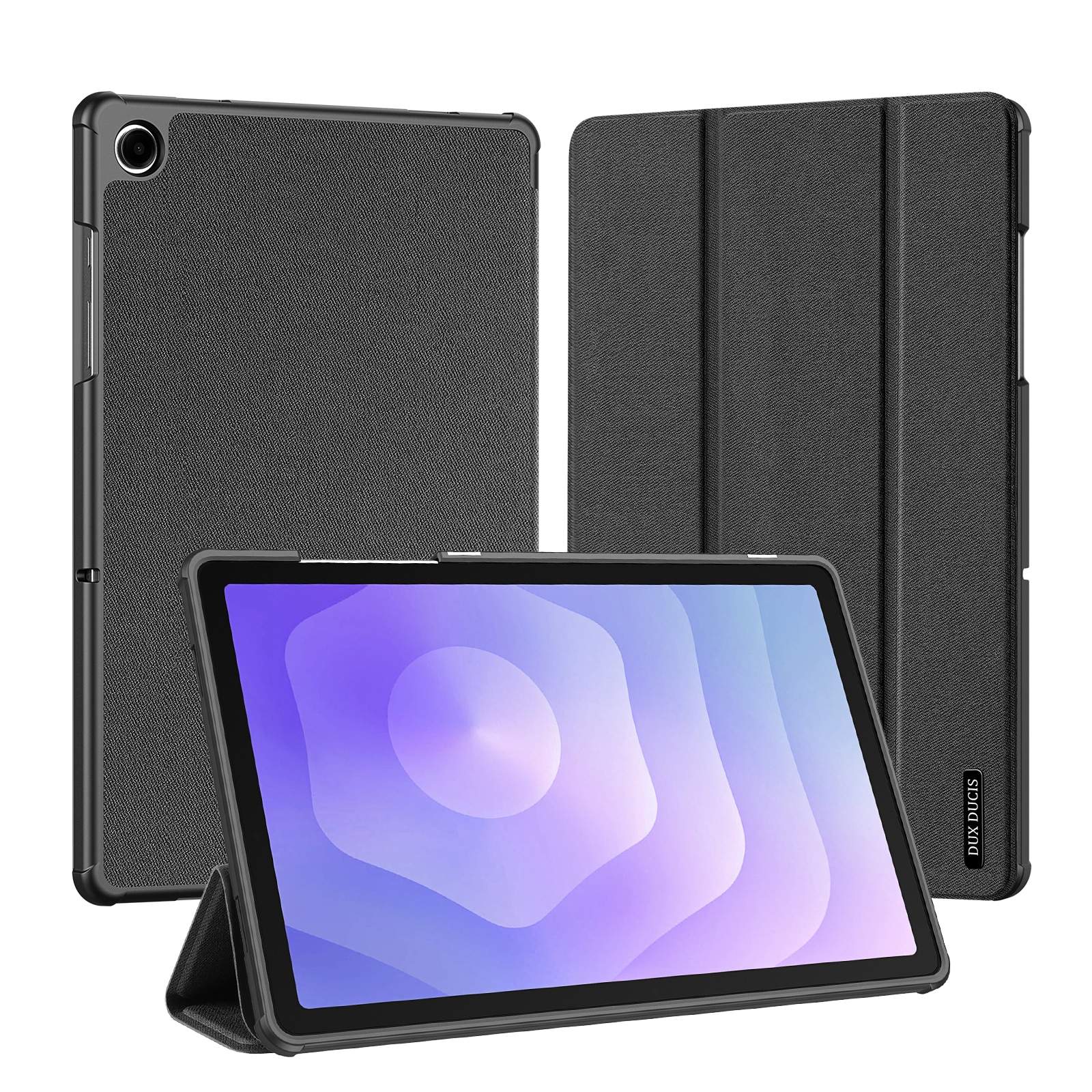 Domo Tri-Fold Case Samsung Galaxy Tab A11 Plus Black