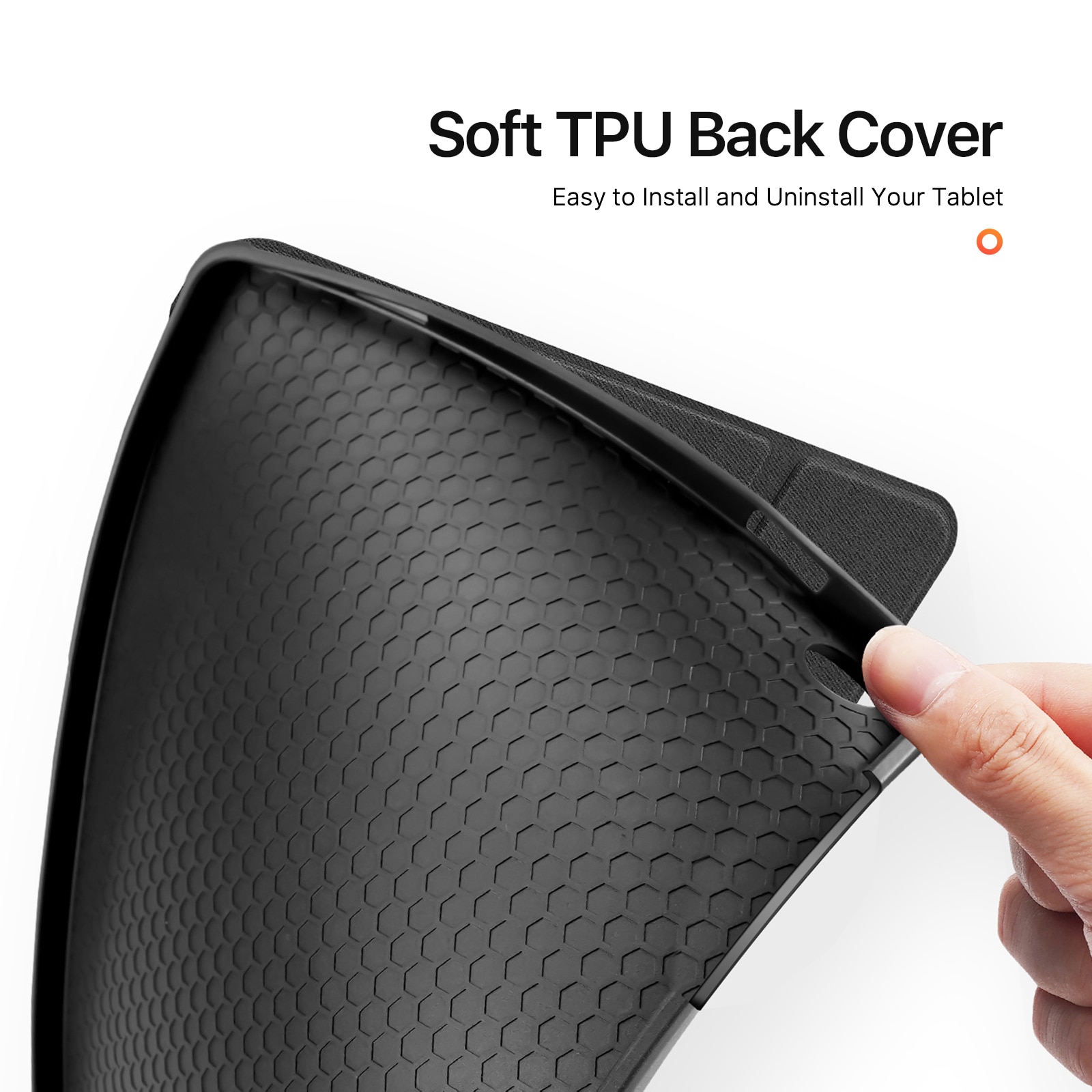 Domo Tri-Fold Case Samsung Galaxy Tab A11 Plus Black