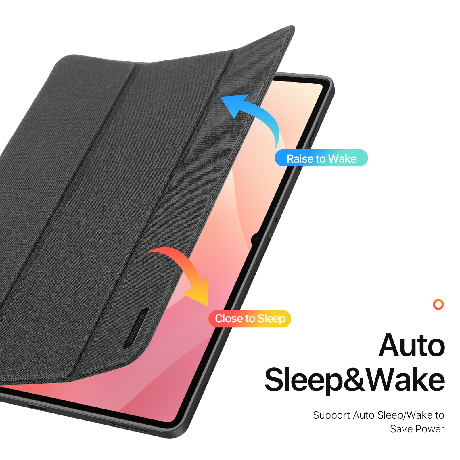 Domo Tri-Fold Case Samsung Galaxy Tab S11 Ultra Black
