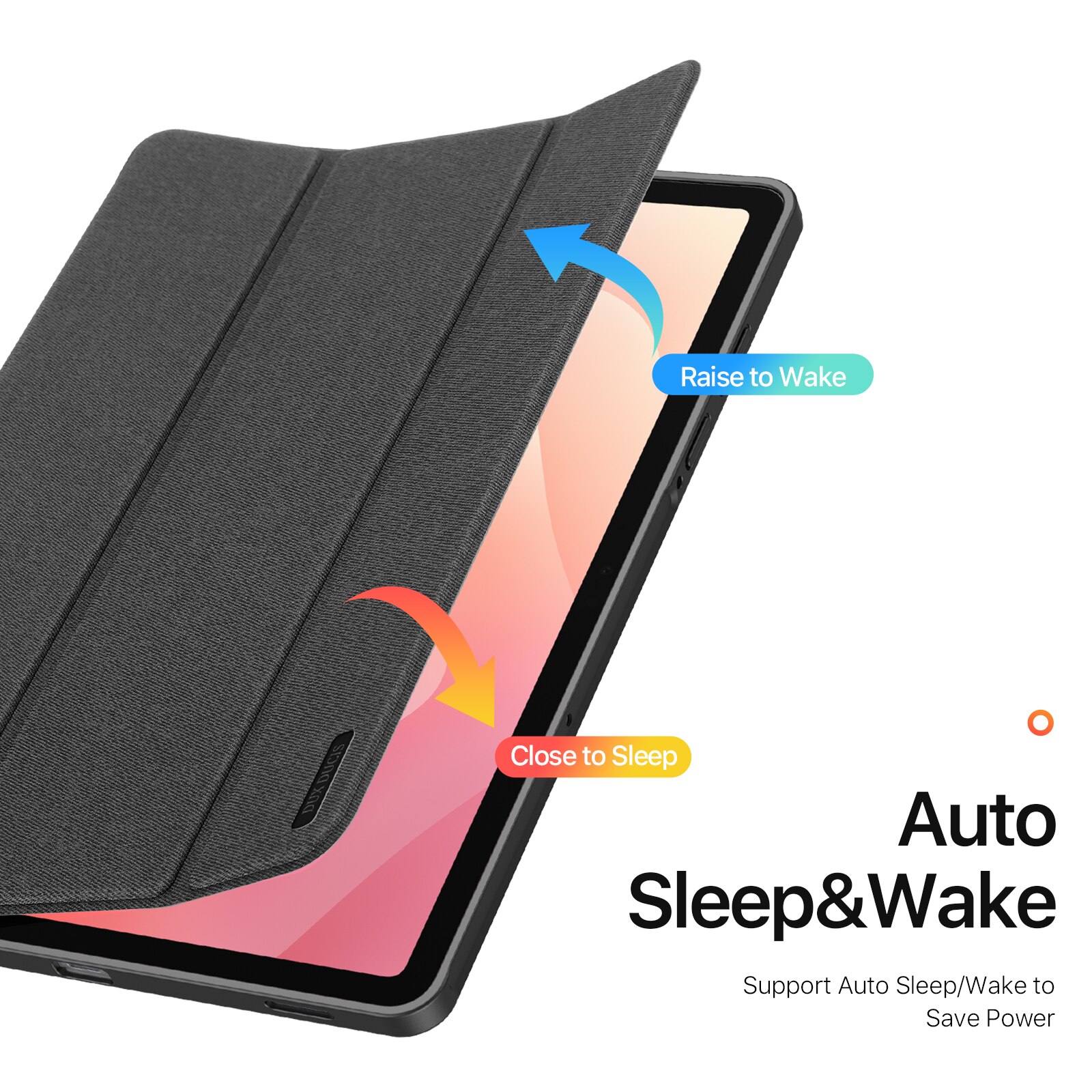 Domo Tri-Fold Case Samsung Galaxy Tab S11 Black