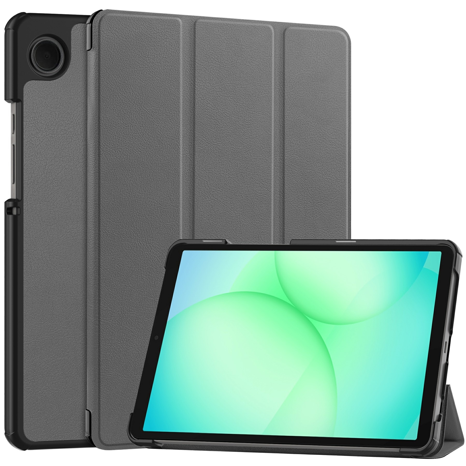 Samsung Galaxy Tab A11 Tri-Fold Case Schutzhülle Grau