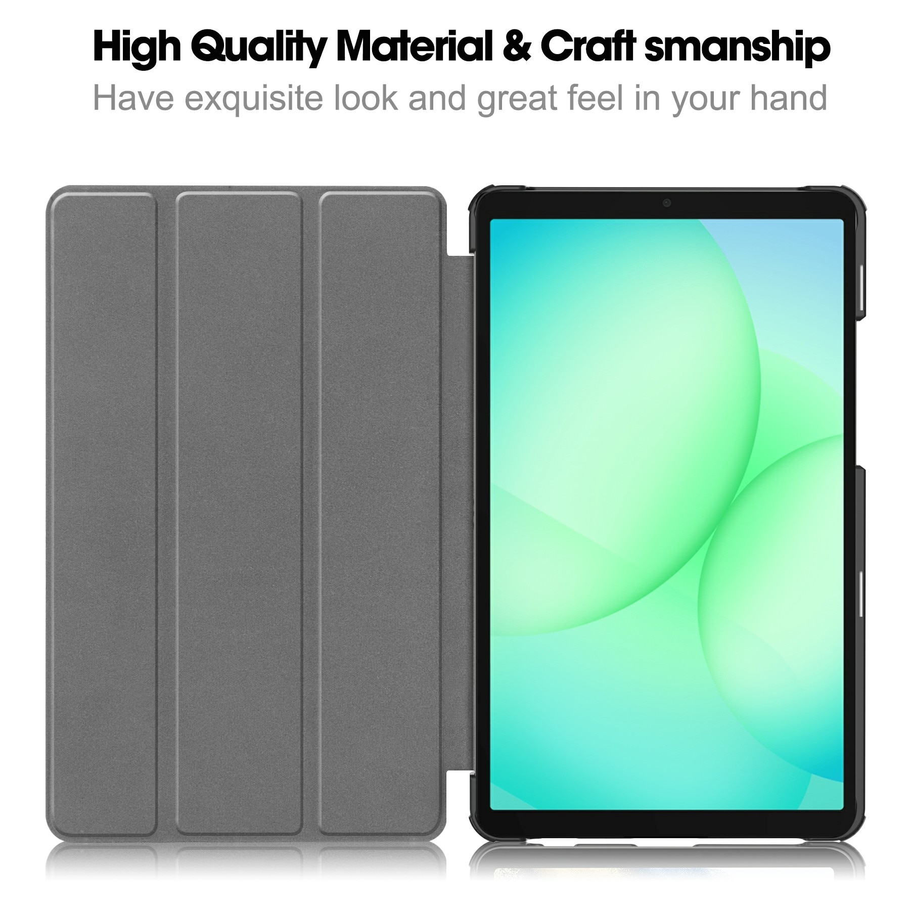 Samsung Galaxy Tab A11 Tri-Fold Case Schutzhülle Grau