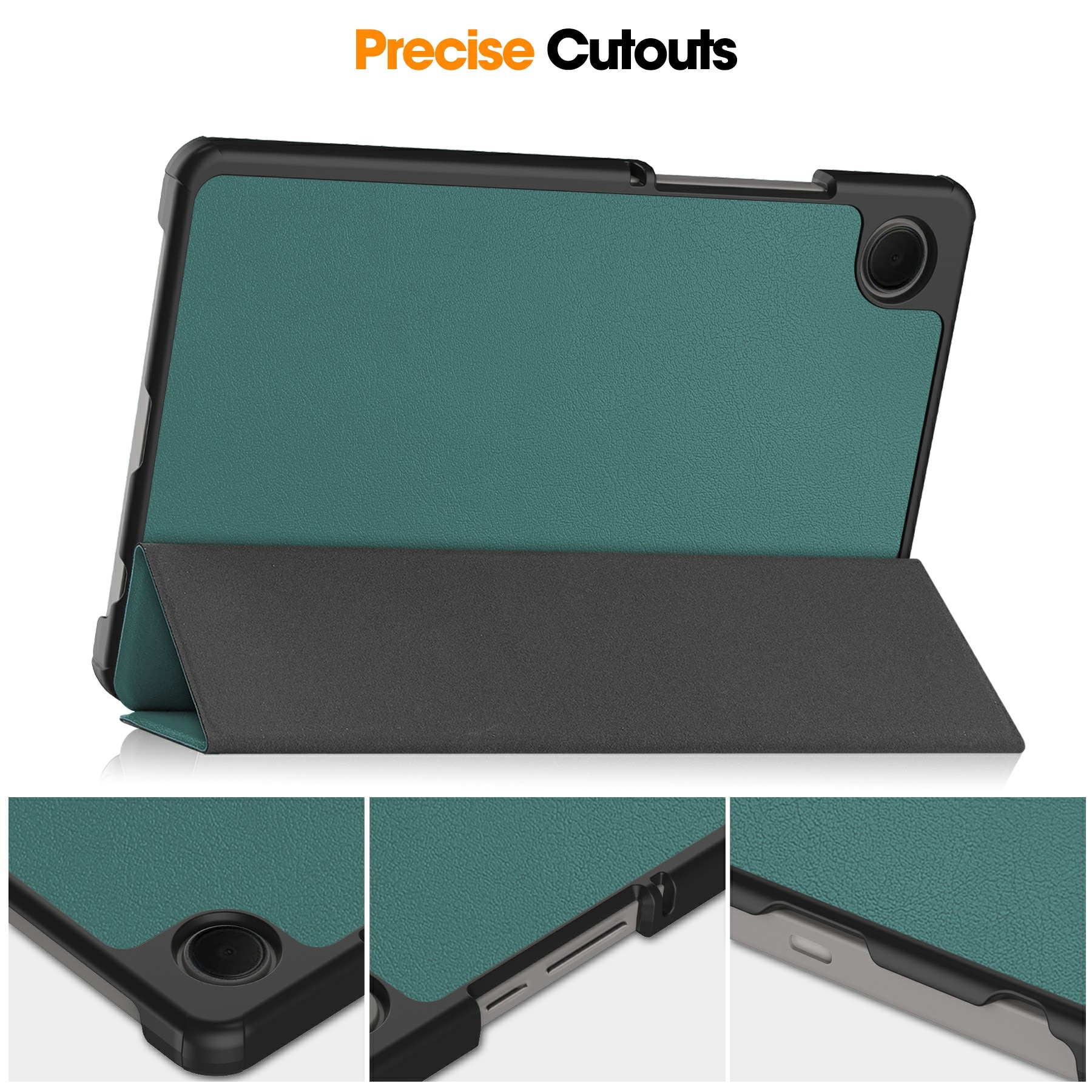 Samsung Galaxy Tab A11 Tri-Fold Case Schutzhülle Grün