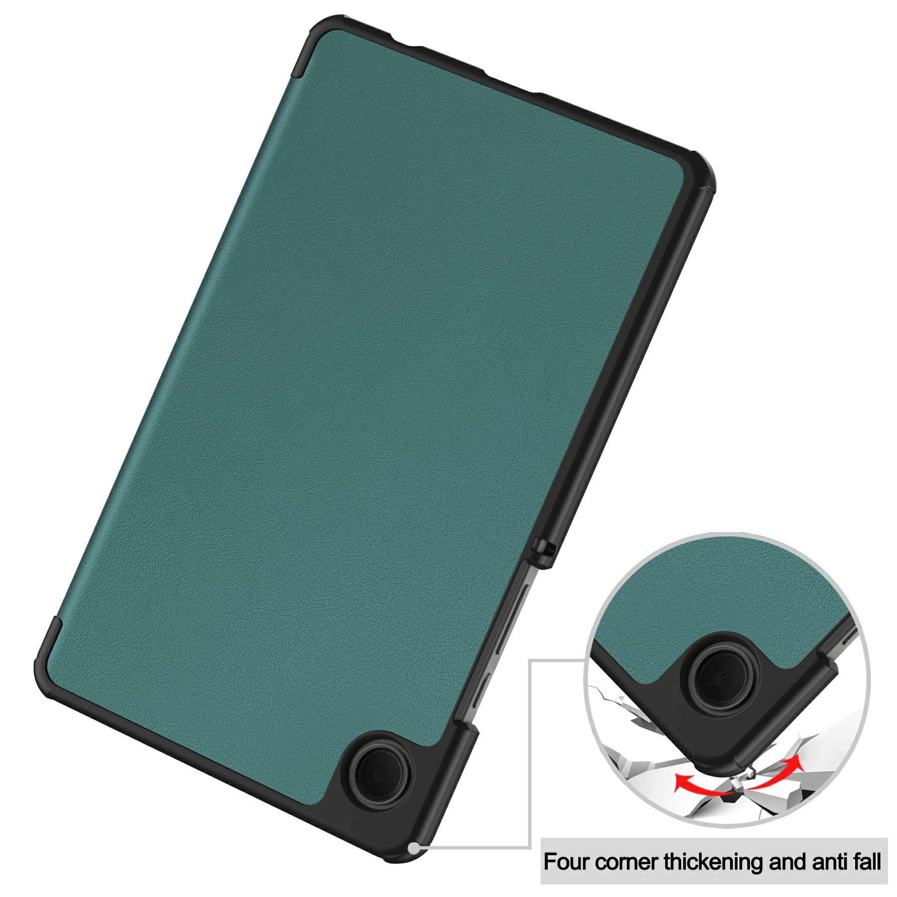 Samsung Galaxy Tab A11 Tri-Fold Case Schutzhülle Grün