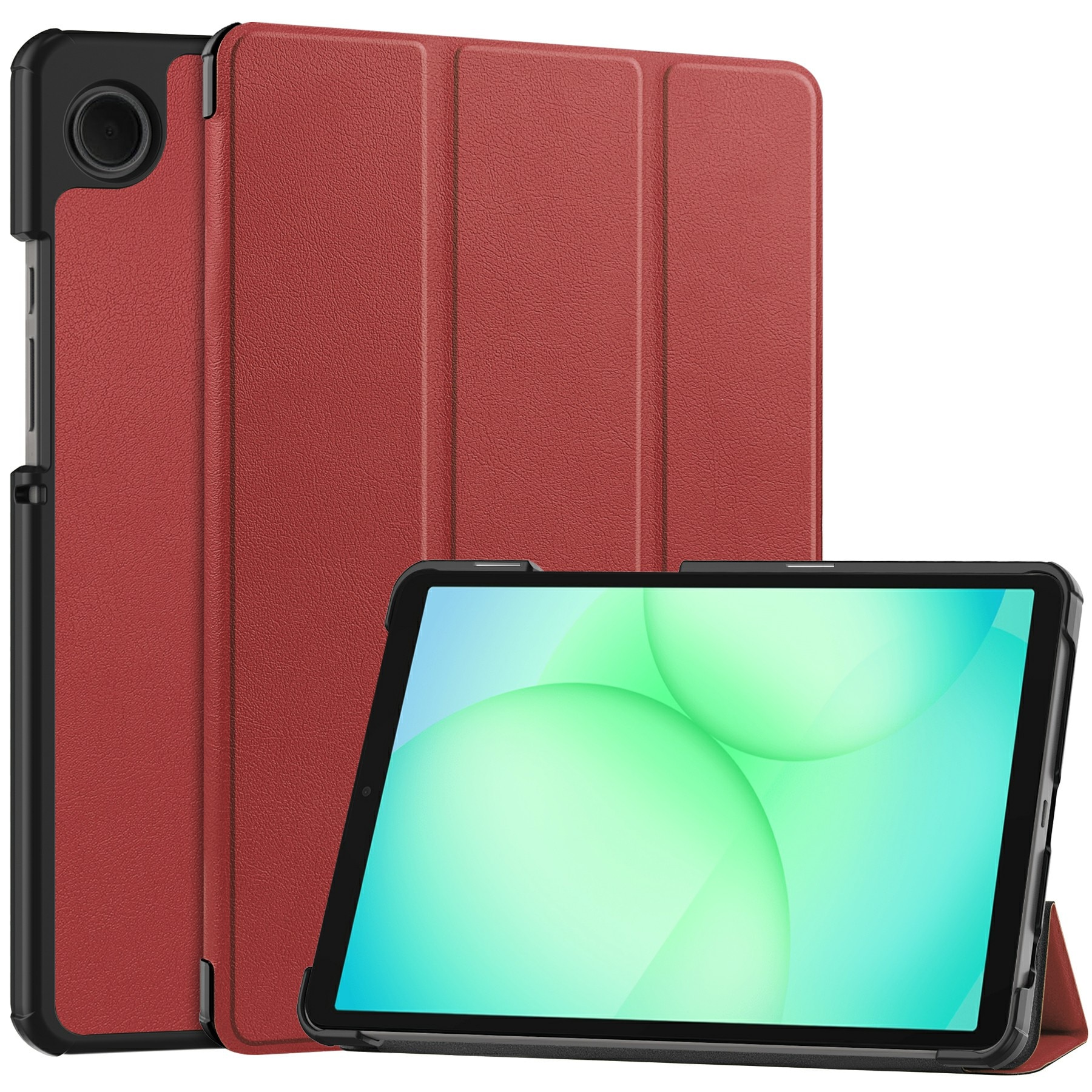 Samsung Galaxy Tab A11 Tri-Fold Case Schutzhülle Rot