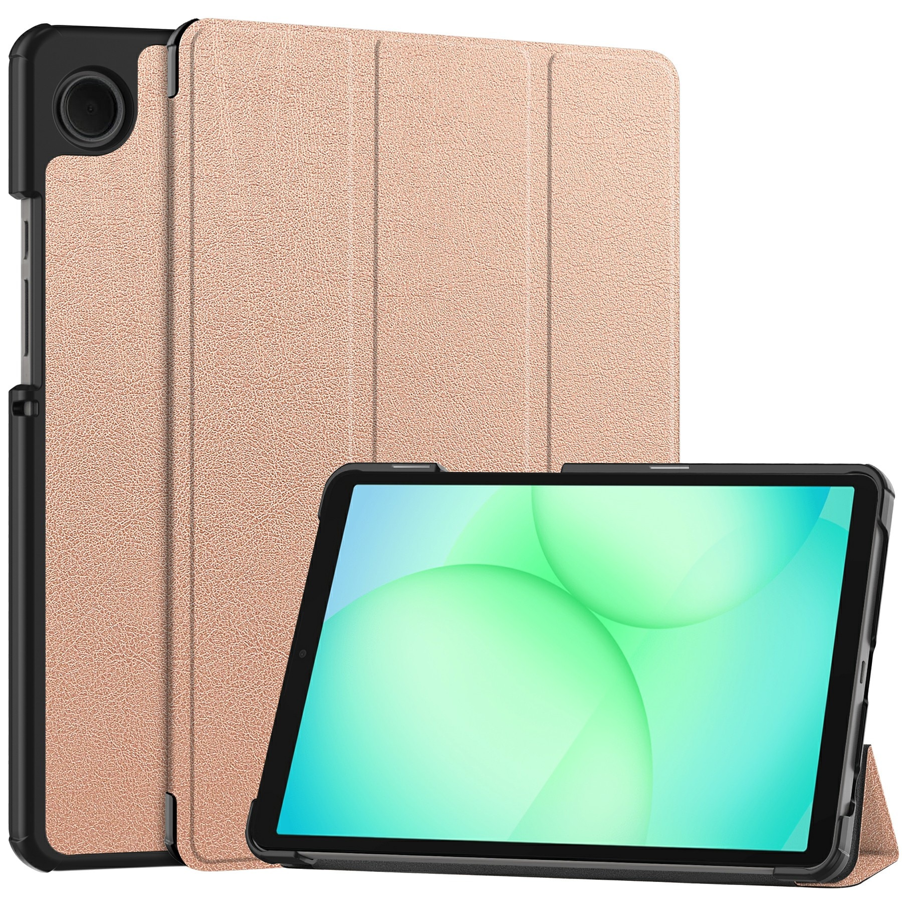 Samsung Galaxy Tab A11 Tri-Fold Case Schutzhülle Roségold