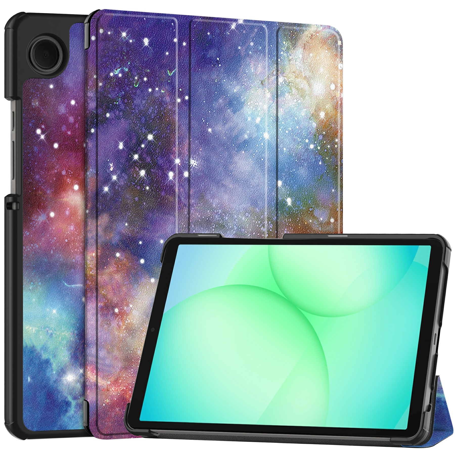 Samsung Galaxy Tab A11 Tri-Fold Case Schutzhülle Space
