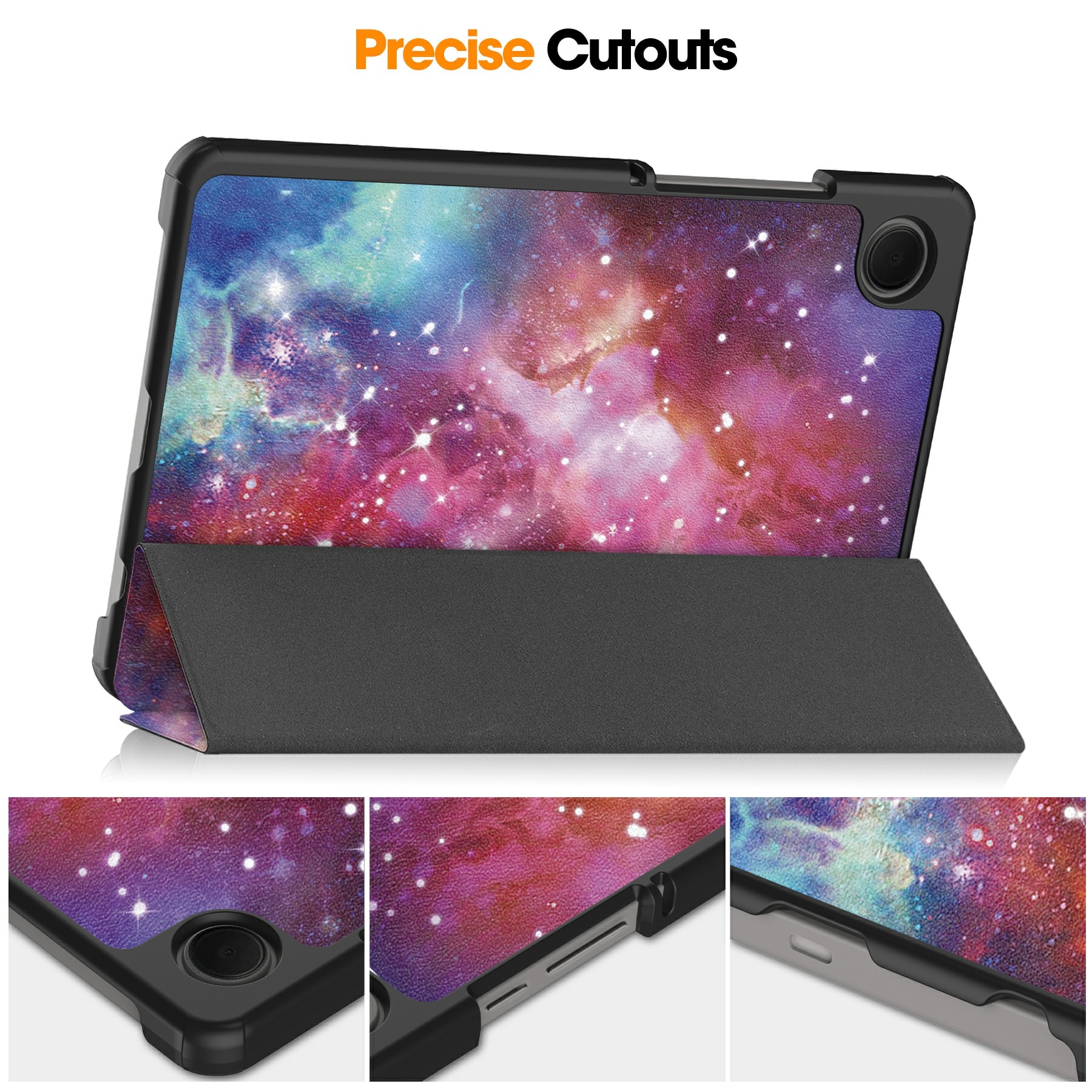 Samsung Galaxy Tab A11 Tri-Fold Case Schutzhülle Space