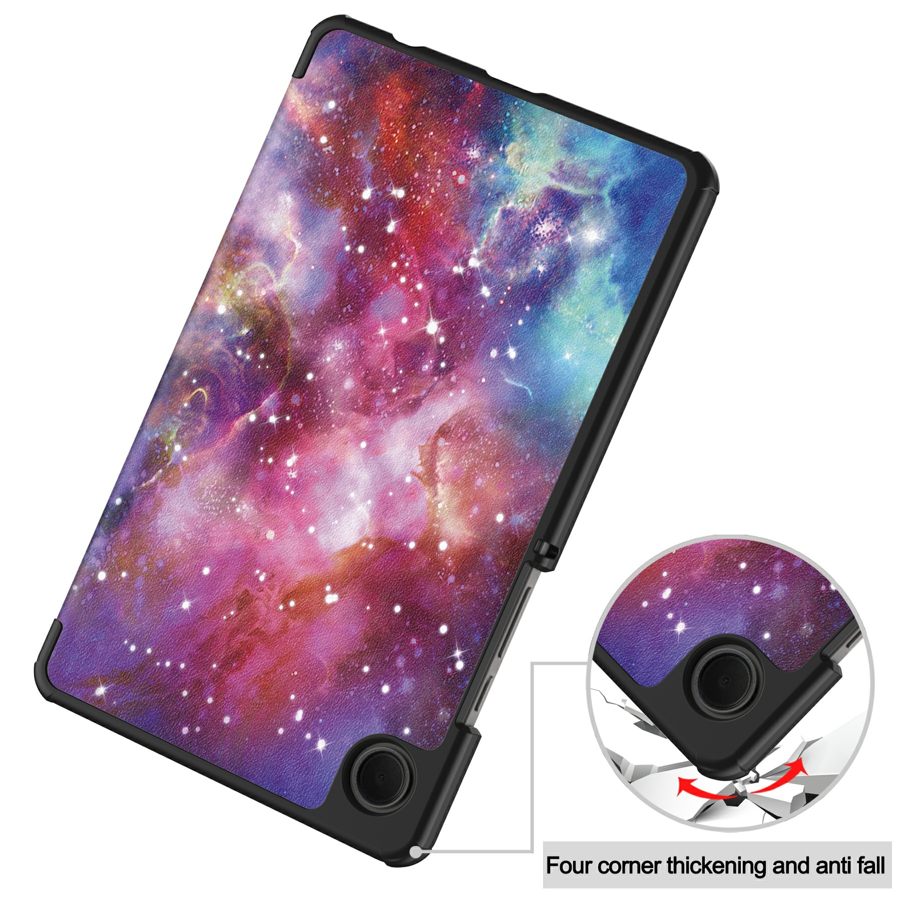 Samsung Galaxy Tab A11 Tri-Fold Case Schutzhülle Space