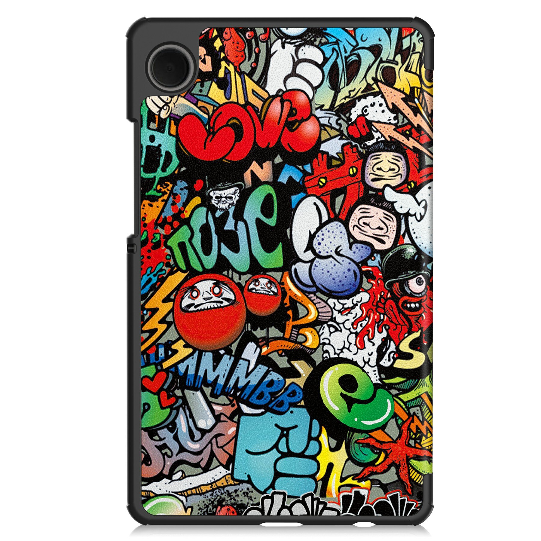 Samsung Galaxy Tab A11 Tri-Fold Case Schutzhülle Graffiti